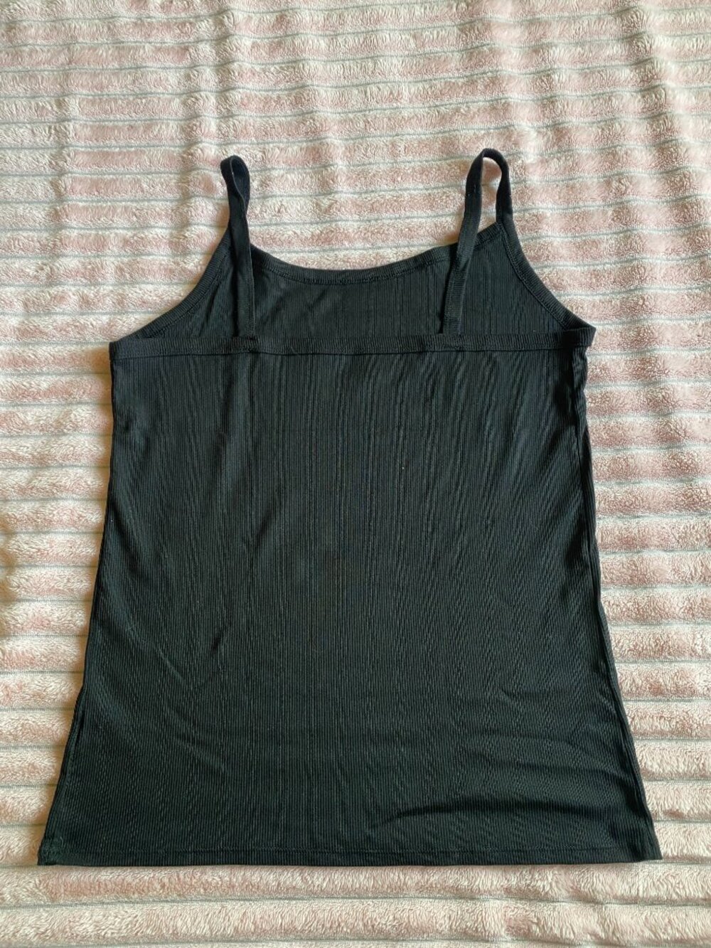 Black Ribbed Cami - Picture 3 of 6